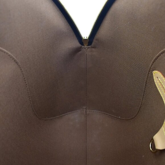 LOUIS VUITTON LV Logos Ellipse MM Hand Bag Monogram Leather Brown M51126 50RL382 - Picture 12 of 15